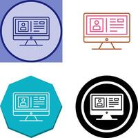 Profile Icon Design vector