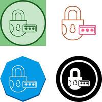 Lock Icon Design vector