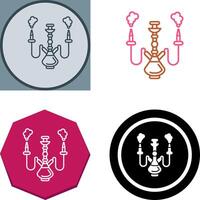 Shisha Icon Design vector