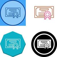 Diploma Icon Design vector