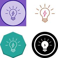 Light Bulb Icon Design vector