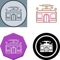 Cable Car Icon Design vector