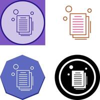 Document Icon Design vector