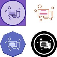 Message Bubble Icon Design vector