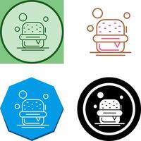 Burger Icon Design vector