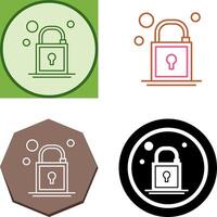 Lock Icon Design vector