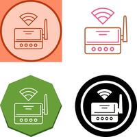 diseño de icono de enrutador wifi vector