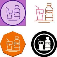 soda icono diseño vector