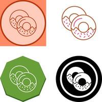 Doughnut Icon Design vector