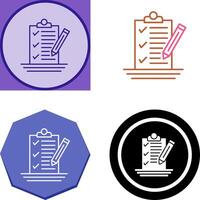 Check List Icon Design vector