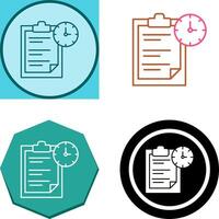 Task Management Icon Design vector