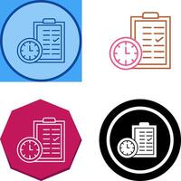 Time Planing Icon Design vector