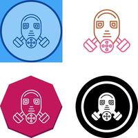 Gas Mask Icon Design vector