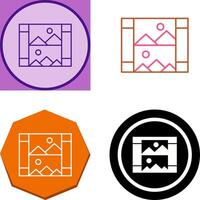 Gallery Icon Design vector