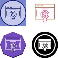 Inovation Icon Design vector