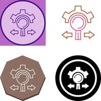 Research and Development Icon Design vector