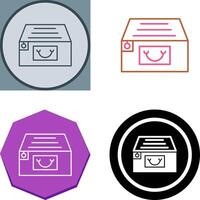 File Cabinet Icon Design vector