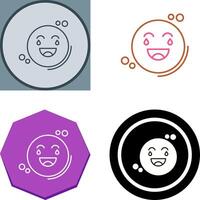 Loughing Icon Design vector