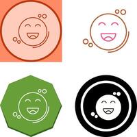 Happiness Icon Design vector