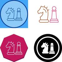 Chess Piece Icon Design vector
