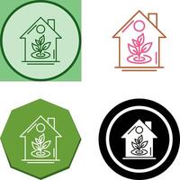 Plant Icon Design vector
