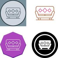 Sofa Icon Design vector