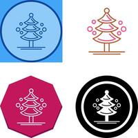 Pine Tree Icon Design vector