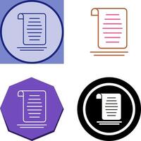 Document Icon Design vector