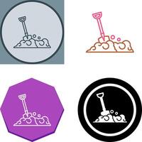 Shovel Icon Design vector