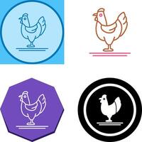 Poultry Icon Design vector