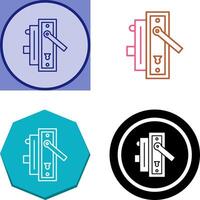 Door Handle Icon Design vector