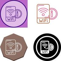 Wifi Signal Icon Design vector