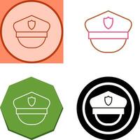 Police Hat Icon Design vector