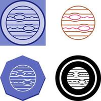 Neptune Icon Design vector