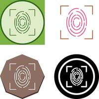 Fingerprint Icon Design vector
