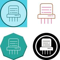 Paper Shredder Icon Design vector