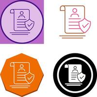 Verified Icon Design vector