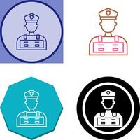 Police Man Icon Design vector