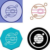 Jupiter Icon Design vector