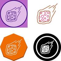 Meteorite Icon Design vector