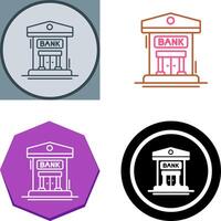 diseño de icono de banco vector