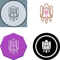 Space Shuttle Icon Design vector