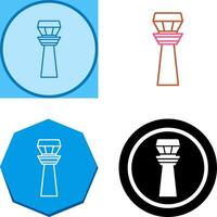 Control Tower Icon Design vector