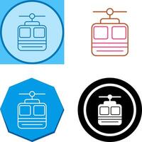 Cable car Icon Design vector