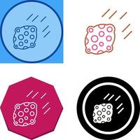 Asteroid Icon Design vector
