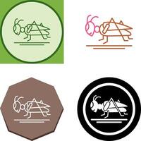 Grasshopper Icon Design vector