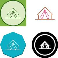 Camp Icon Design vector