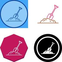 Digging Icon Design vector