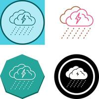 Rainy Day Icon Design vector