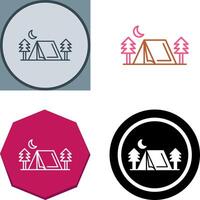 Tent Icon Design vector